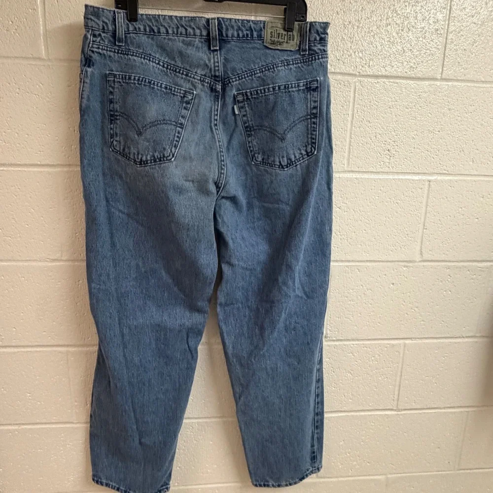 Levi's Mens SilverTab Loose Fit Jeans 37x30 Blue Denim Vintage 90s Baggy Skater